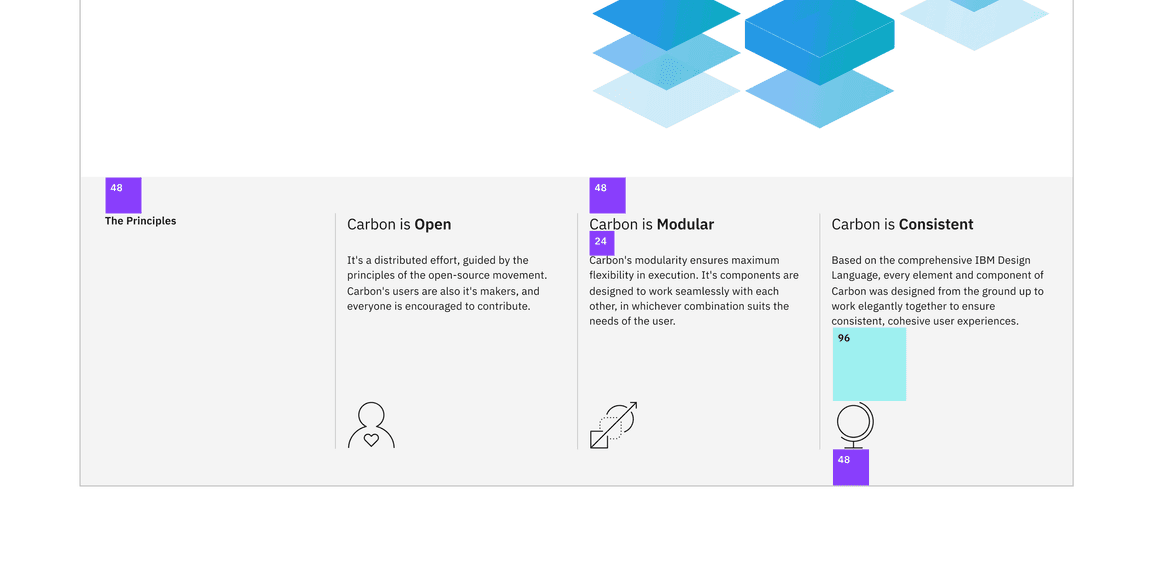 Info section spacing