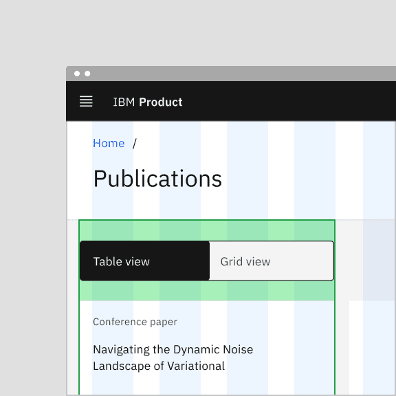 Do vertically align the switcher with other page content